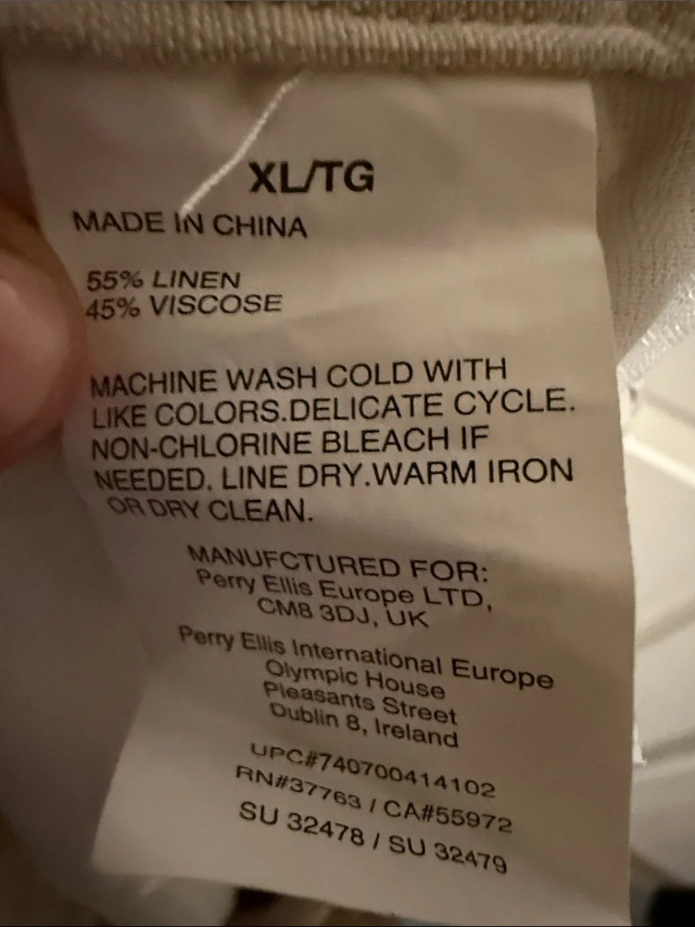 Cubavera Linen-Blend Chinos